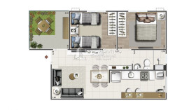 Apartamento com 2 Quartos à Venda, 45 m² em Campo Grande - Rio De Janeiro