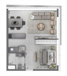 Studio com 1 Quarto à Venda, 32 m² em Vila Olímpia - São Paulo