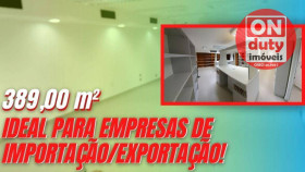 Sala Comercial à Venda ou Locação, 389 m² em Centro - Santos