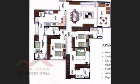 Apartamento com 4 Quartos à Venda, 130 m² em Fatima - Teresina