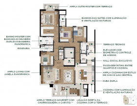 Apartamento com 4 Quartos à Venda, 200 m² em Alphaville Empresarial - Barueri