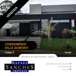 Casa de Condomínio com 3 Quartos à Venda, 260 m² em Residencial Villa Dumont - Bauru