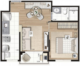 Apartamento com 3 Quartos à Venda, 68 m² em Brás - São Paulo