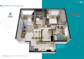 Apartamento com 3 Quartos à Venda, 54 m² em Canhema - Diadema