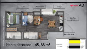 Apartamento com 1 Quarto à Venda, 45 m² em Chácara Santo Antônio (zona Sul) - São Paulo