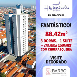 Apartamento com 3 Quartos à Venda, 88 m² em Higienópolis - Piracicaba