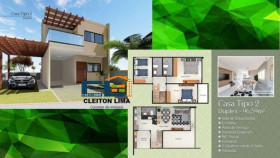 Casa de Condomínio com 3 Quartos à Venda, 96 m² em Nova Esperança - Parnamirim