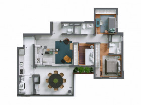 Apartamento com 3 Quartos à Venda, 100 m²em Perdizes - São Paulo