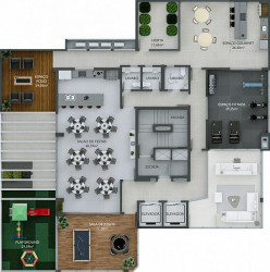 Apartamento com 3 Quartos à Venda, 136 m² em Centro - Criciúma
