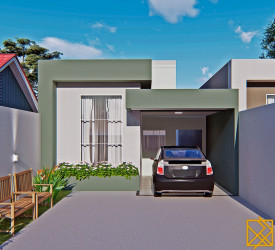 Casa com 2 Quartos à Venda, 87 m² em Panorama - Campo Grande
