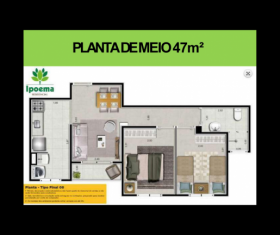 Apartamento com 2 Quartos à Venda, 47 m²em Vila Nova Parada - São Paulo