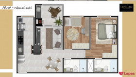 Apartamento com 3 Quartos à Venda, 83 m² em Casa Branca - Santo André