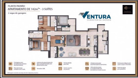 Apartamento com 3 Quartos à Venda, 142 m² em Chácara Itaim - São Paulo