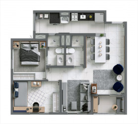 Apartamento com 3 Quartos à Venda, 61 m² em Vila Constança - São Paulo