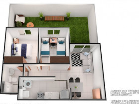 Apartamento com 2 Quartos à Venda, 41 m² em Santa Cruz - Rio De Janeiro