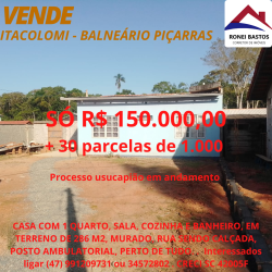 Casa com 1 Quarto à Venda, 56 m² em Itacolomi - Balneário Piçarras