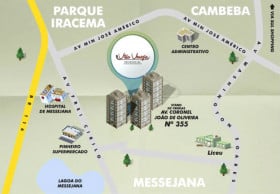 Apartamento com 3 Quartos à Venda, 66 m² em Messejana - Fortaleza