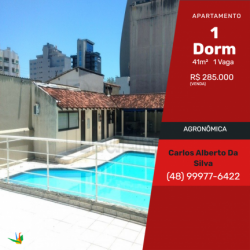 Apartamento com 1 Quarto à Venda, 41 m² em Agronômica - Florianópolis