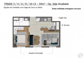 Apartamento com 2 Quartos à Venda, 34 m² em Butantã - São Paulo