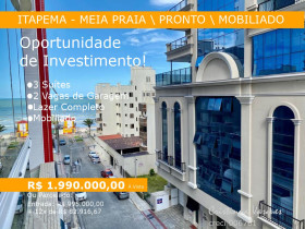 Apartamento com 3 Quartos à Venda, 137 m²em Meia Praia - Itapema