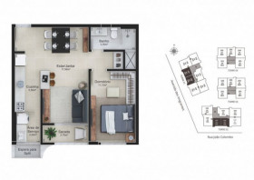 Apartamento com 3 Quartos à Venda, 79 m² em Rio Maina - Criciúma