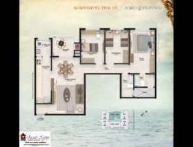 Apartamento com 3 Quartos à Venda, Locação ou Temporada, 94 m² em Mar Grosso - Laguna