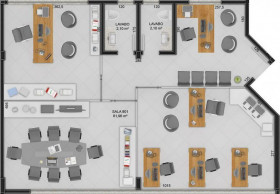 Sala Comercial à Venda, 34 m² em Centro - Criciúma