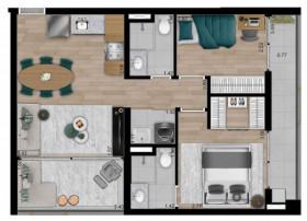 Apartamento com 2 Quartos à Venda, 62 m² em Sumarezinho - São Paulo