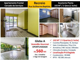 Apartamento com 2 Quartos à Venda, 102 m² em Recreio dos Bandeirantes - Rio de Janeiro