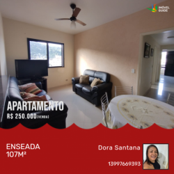 Apartamento com 2 Quartos à Venda, 107 m² em Enseada - Guarujá