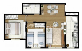 Apartamento com 2 Quartos à Venda, 47 m² em Centro - Diadema