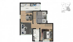 Apartamento com 2 Quartos à Venda, 48 m² em Mantiquira - Duque De Caxias