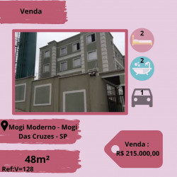 Apartamento com 2 Quartos à Venda, 48 m² em Mogi Moderno - Mogi das Cruzes