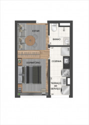 Apartamento com 1 Quarto à Venda, 30 m² em Ipiranga - São Paulo