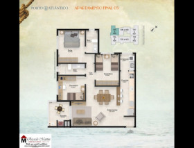 Apartamento com 3 Quartos à Venda, Locação ou Temporada, 94 m² em Mar Grosso - Laguna