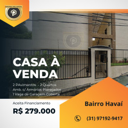 Casa de Condomínio com 2 Quartos à Venda, 77 m² em Havaí - Belo Horizonte
