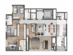 Apartamento com 4 Quartos à Venda, 190 m² em Perdizes - São Paulo