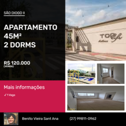 Apartamento com 2 Quartos à Venda,  em São Diogo II - Serra
