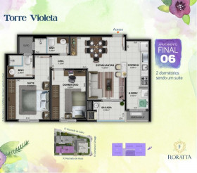 Apartamento com 3 Quartos à Venda, 78 m² em Santa Bárbara - Criciúma