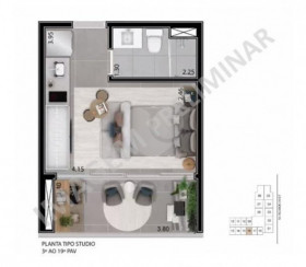 Apartamento com 2 Quartos à Venda, 66 m² em Vila Firmiano Pinto - São Paulo