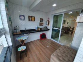 Apartamento com 2 Quartos à Venda, 83 m² em Canto do Forte - Praia Grande