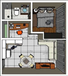 Apartamento com 1 Quarto à Venda ou Locação, 40 m² em Jardim Paulista - São Paulo