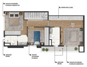 Apartamento com 2 Quartos à Venda, 52 m² em Indianópolis - São Paulo