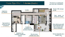 Apartamento com 3 Quartos à Venda, 105 m² em Tatuapé - São Paulo