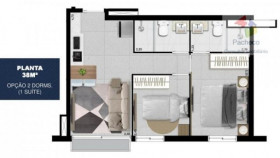 Apartamento com 2 Quartos à Venda, 38 m² em Vila Pompéia - São Paulo