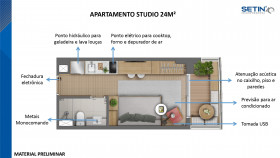 Apartamento com 2 Quartos à Venda, 63 m² em República - São Paulo