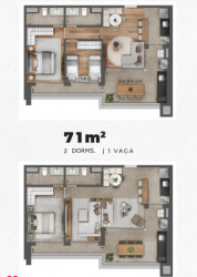 Apartamento com 2 Quartos à Venda, 75 m² em Pinheiros - São Paulo