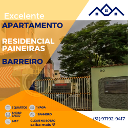 Apartamento com 3 Quartos à Venda, 67 m²em Santa Helena (Barreiro) - Belo Horizonte