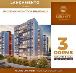 Apartamento com 3 Quartos à Venda, 54 m² em Jardim Tarumã - Jundiaí