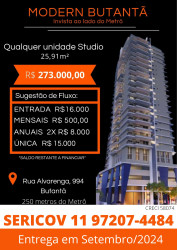 Apartamento com 1 Quarto à Venda, 26 m² em Butantã - São Paulo